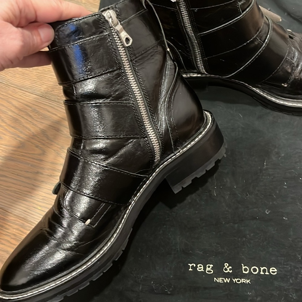 Rag & Bone Cannon Buckle Boot Size 37.5 - image 5